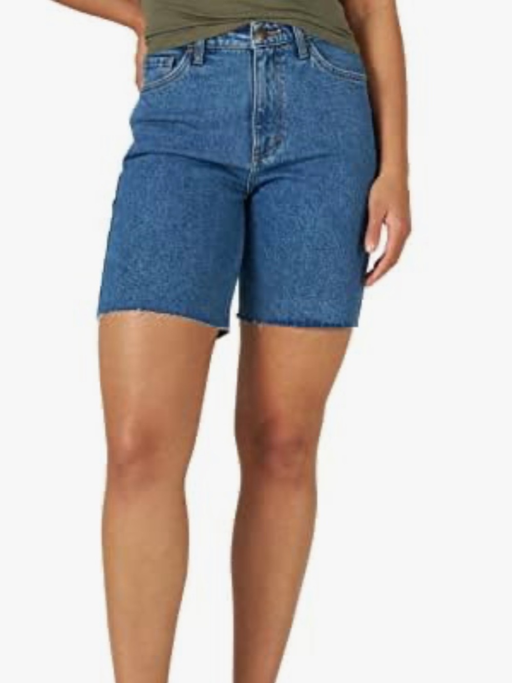 High-Rise Cut Off Dad Jean Shorts